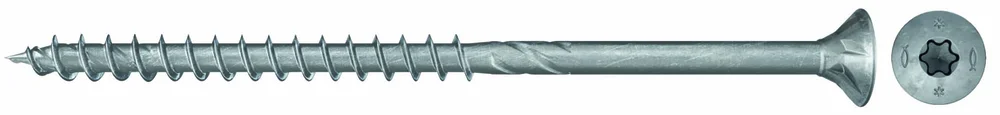 Fischer Power-Fast II treskrue delgjenget 6×160 mm TX30 v:6374792
