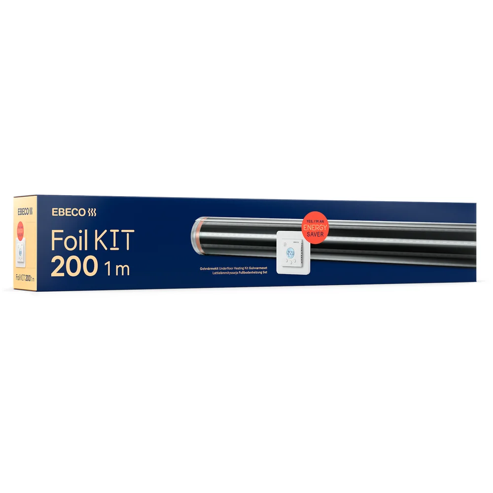 EBECO FOIL KIT 1M X 15M 65W/M2 v:9730506