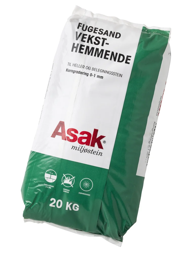 Fugesand til belegningsstein veksthemmende 25 kg v:8058570