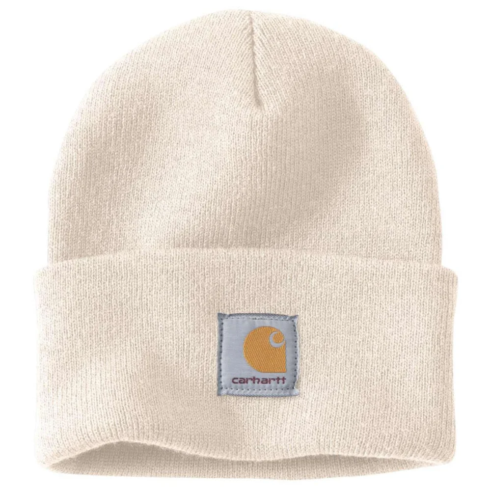 Carhartt Ribbestrikket lue, hvit v:2311503