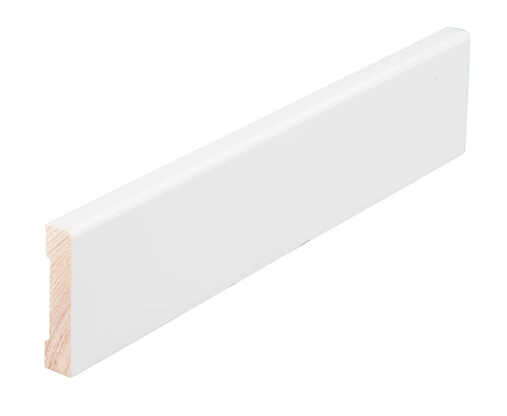 Gulvlist avrundet kant malt Furu 10x058x4400 v:1974509