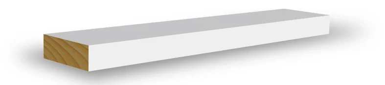 Glattkantlist furu hvit bomull S0502-Y 12x21x2400 mm v:1980466 Glattkantlist furu hvit bomull S0502-Y 12x21x2400 mm v:1980466