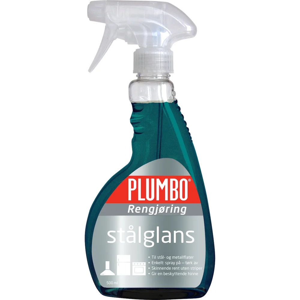 PLUMBO RENGJØRING STÅLGLANS v:7138160