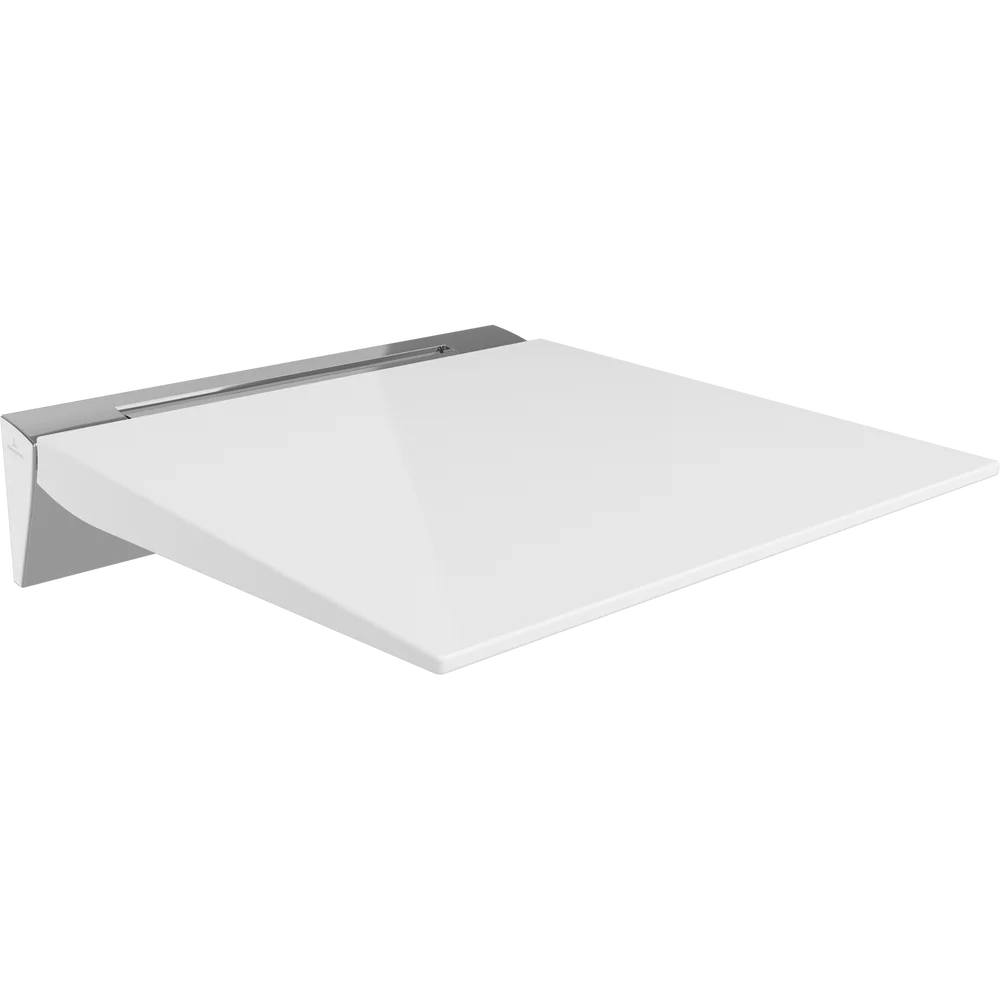 V&B VICARE UNIVERSAL KLAPPSETE TIL DUSJ 40X45 CM HVIT/KROM v:6896885