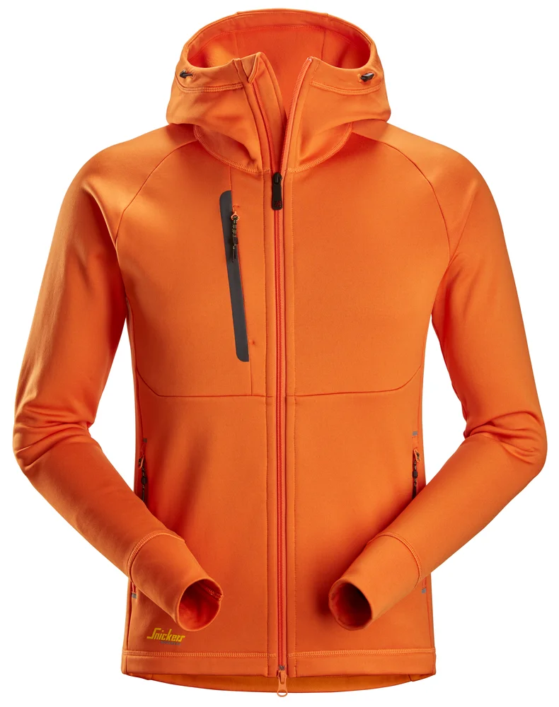 Jakke 8026 m/hette oransje S v:8612471
