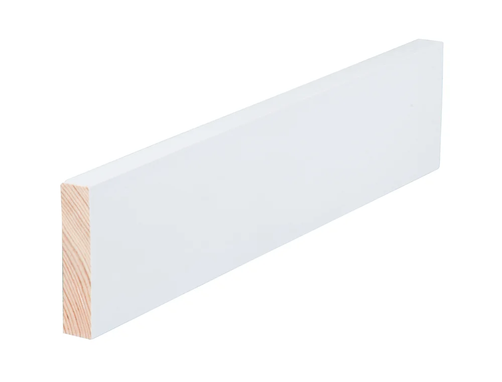 Glattkantlist furu hvit bomull S0502-Y 18x70x4400 mm v:5095587 Glattkantlist furu hvit bomull S0502-Y 18x70x4400 mm v:5095587