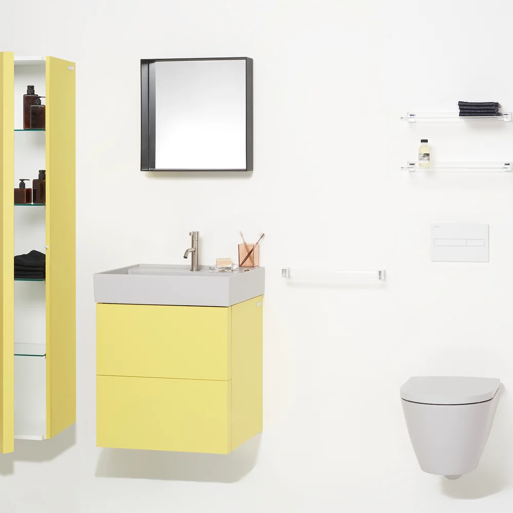 LAUFEN KARTELL KOMPAKT VEGGSKÅL RIMLESS 49X37 CM MATT GRÅ v:3415884 LAUFEN KARTELL KOMPAKT VEGGSKÅL RIMLESS 49X37 CM MATT GRÅ v:3415884