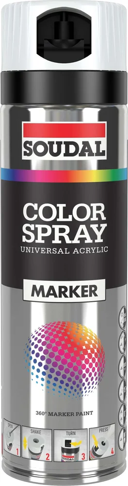 Merkespray Hvit 500ml v:2334847