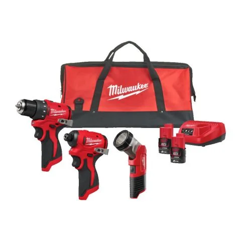 M12 BLPP3A-202B Milwaukee Verktøypakke 4070688