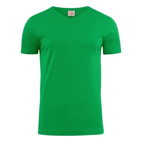Heavy V-neck Printer T-skjorte 3120980