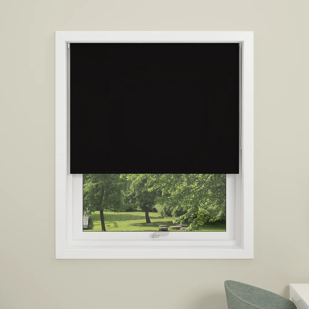 DEBEL RULLEGARDIN UNI-BO LYSTETT SORT 90X210 v:1737763 DEBEL RULLEGARDIN UNI-BO LYSTETT SORT 90X210 v:1737763
