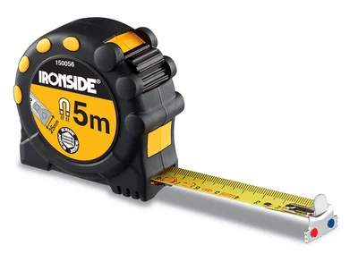 Målebånd 5m magnet dobbelsidig – Ironside v:4392892 Målebånd 5m magnet dobbelsidig – Ironside v:4392892