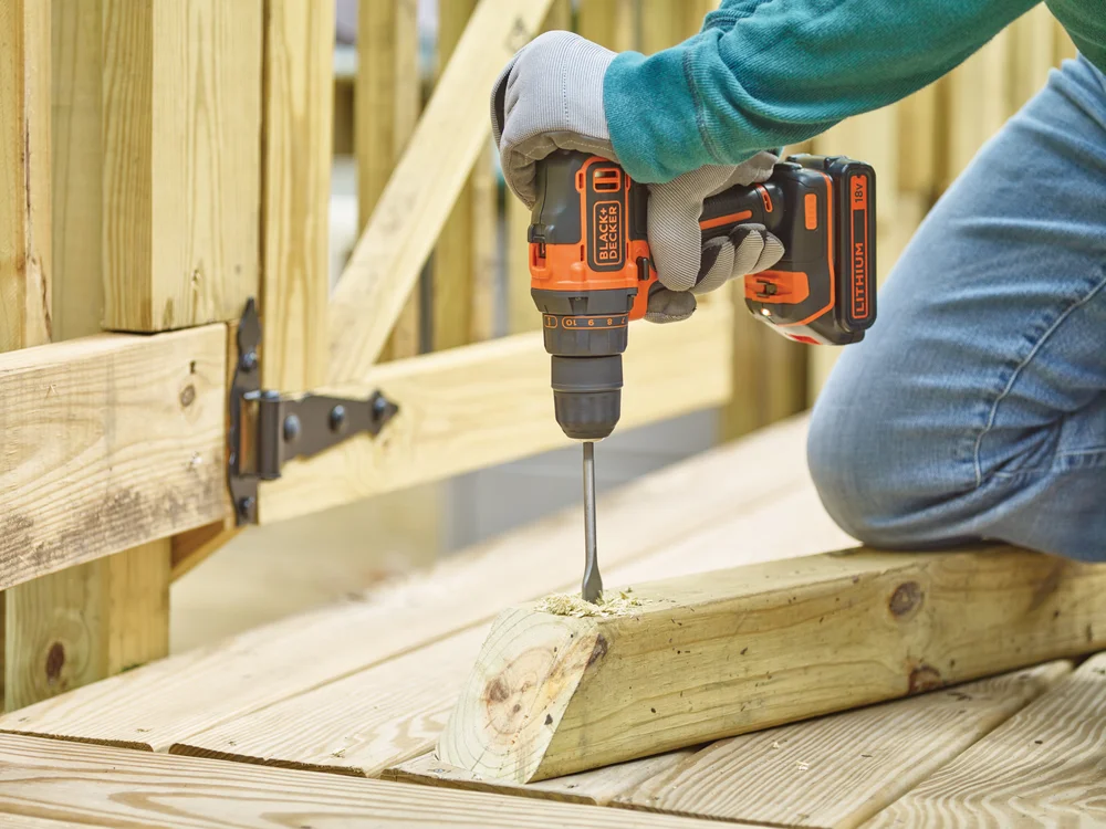 Black+Decker drill 18V BDCDD186KB inkl/ 2 batterier v:1413106 Black+Decker drill 18V BDCDD186KB inkl/ 2 batterier v:1413106