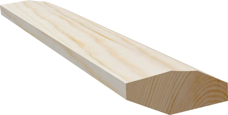 Taklist 13x40 mm ubehandlet furu v:6201994
