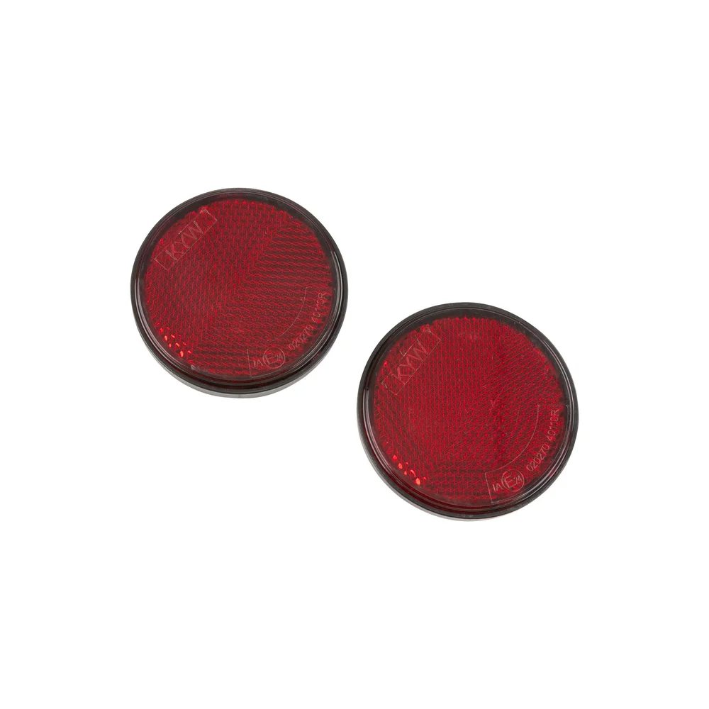 CJ Refleks rund, rød, 60 mm, 2-pakning v:8774704