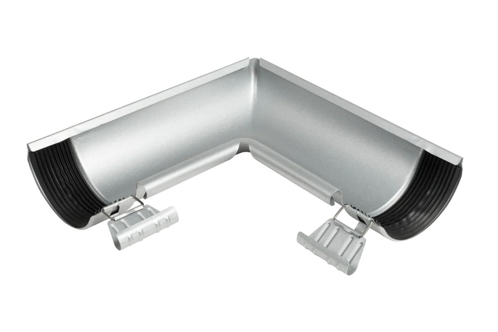 Takrenne Vinkel innvendig med skjøt stål silver 125mm – Isola v:5662958 Takrenne Vinkel innvendig med skjøt stål silver 125mm – Isola v:5662958
