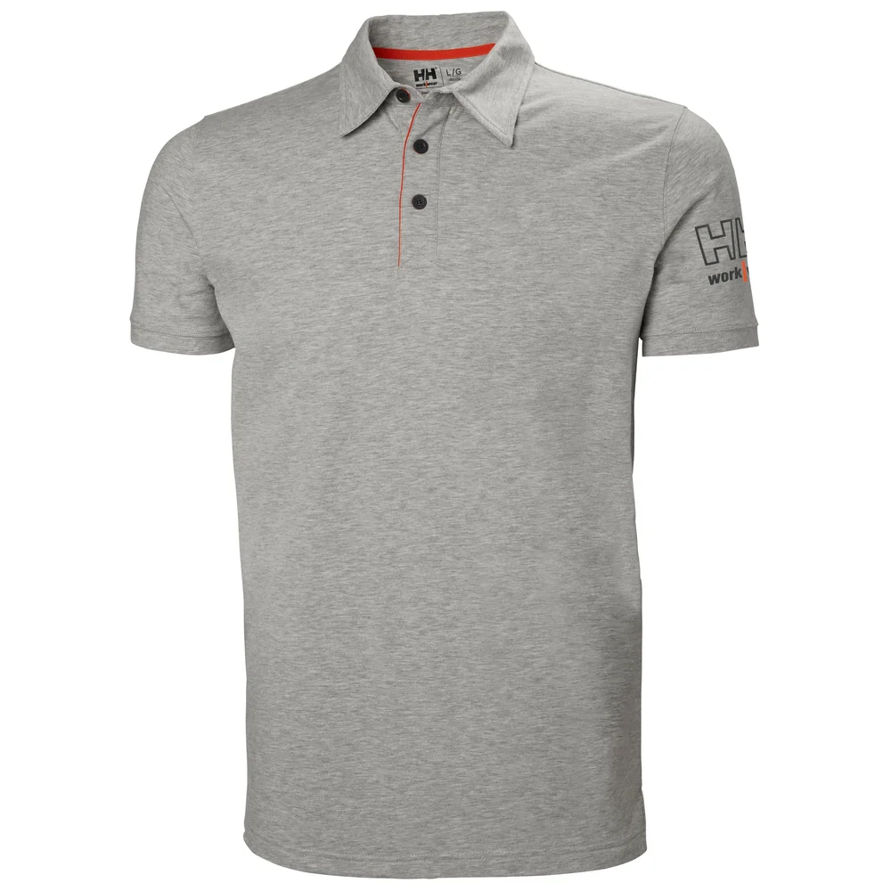 Helly Hansen Workwear Piquet-skjorte Kensington, grå v:3197987