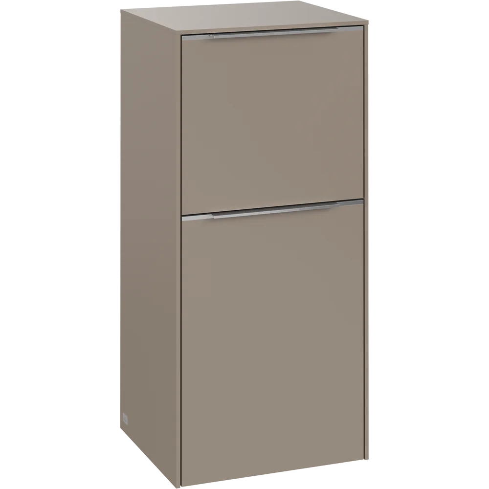 V&B SUBWAY 3.0 SIDESKAP 40X86 HØYRE TAUPE HÅNDTAK I KROM v:2490454