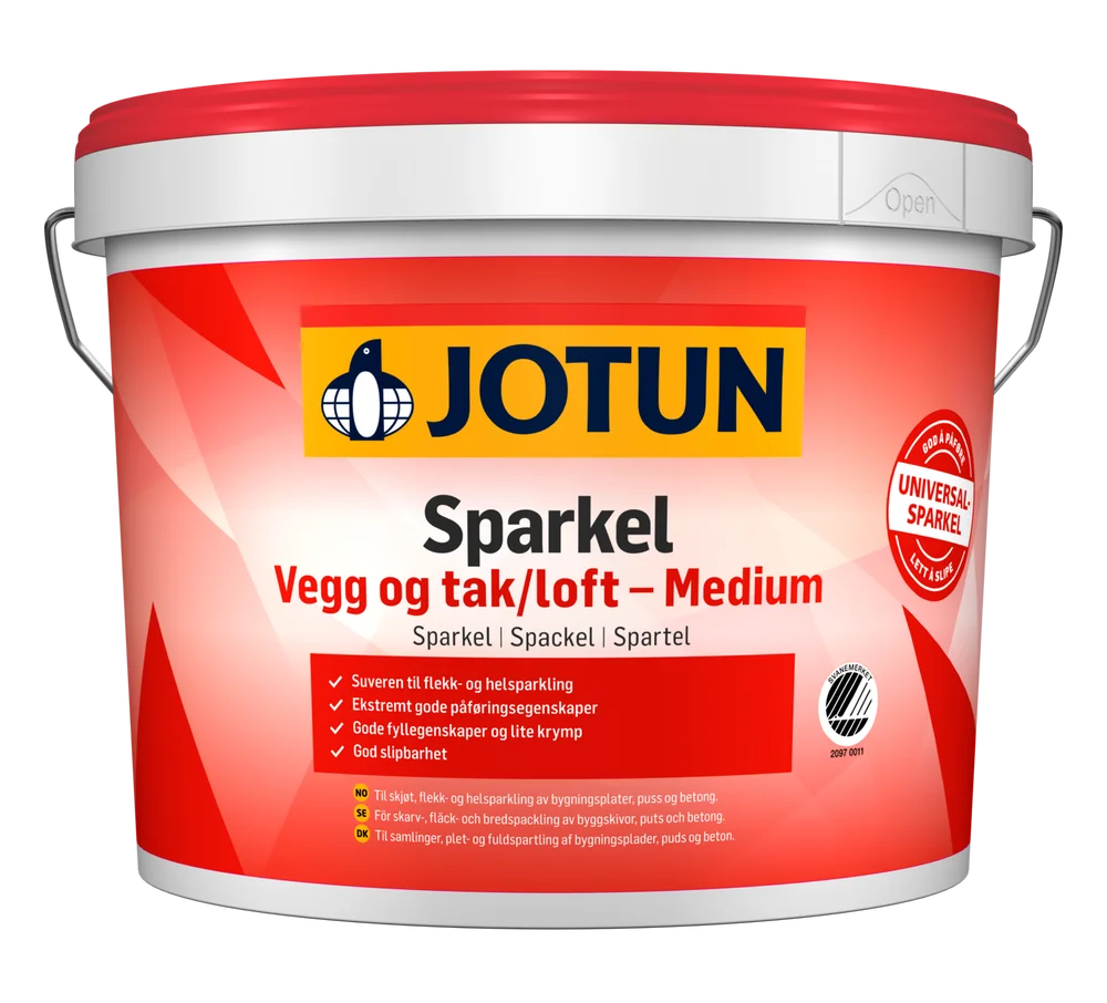 Sparkel Vegg/tak Medium 10L – Jotun v:6096030 Sparkel Vegg/tak Medium 10L – Jotun v:6096030