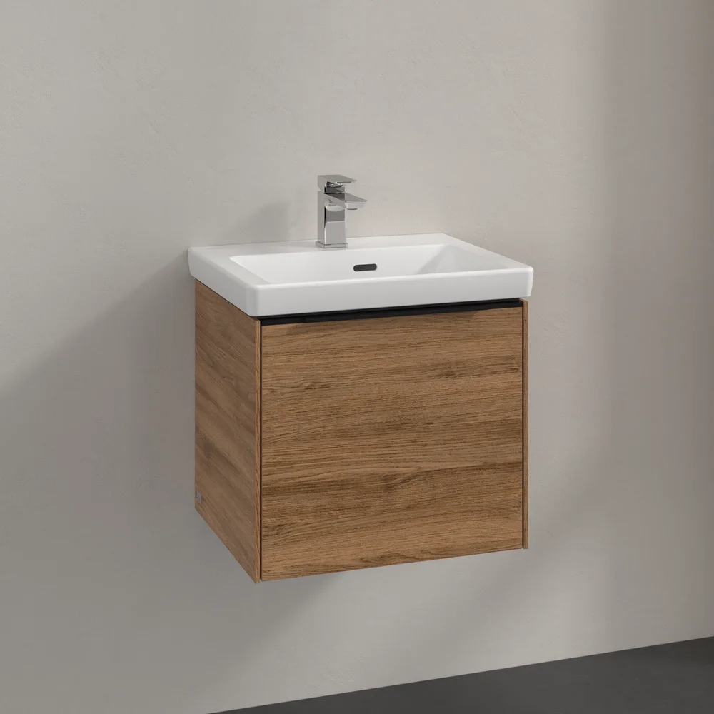 V&B SUBWAY 3.0 SERVANTSKAP 47X42 KANSAS OAK HÅNDTAK I VOLCANO BLACK v:3349559