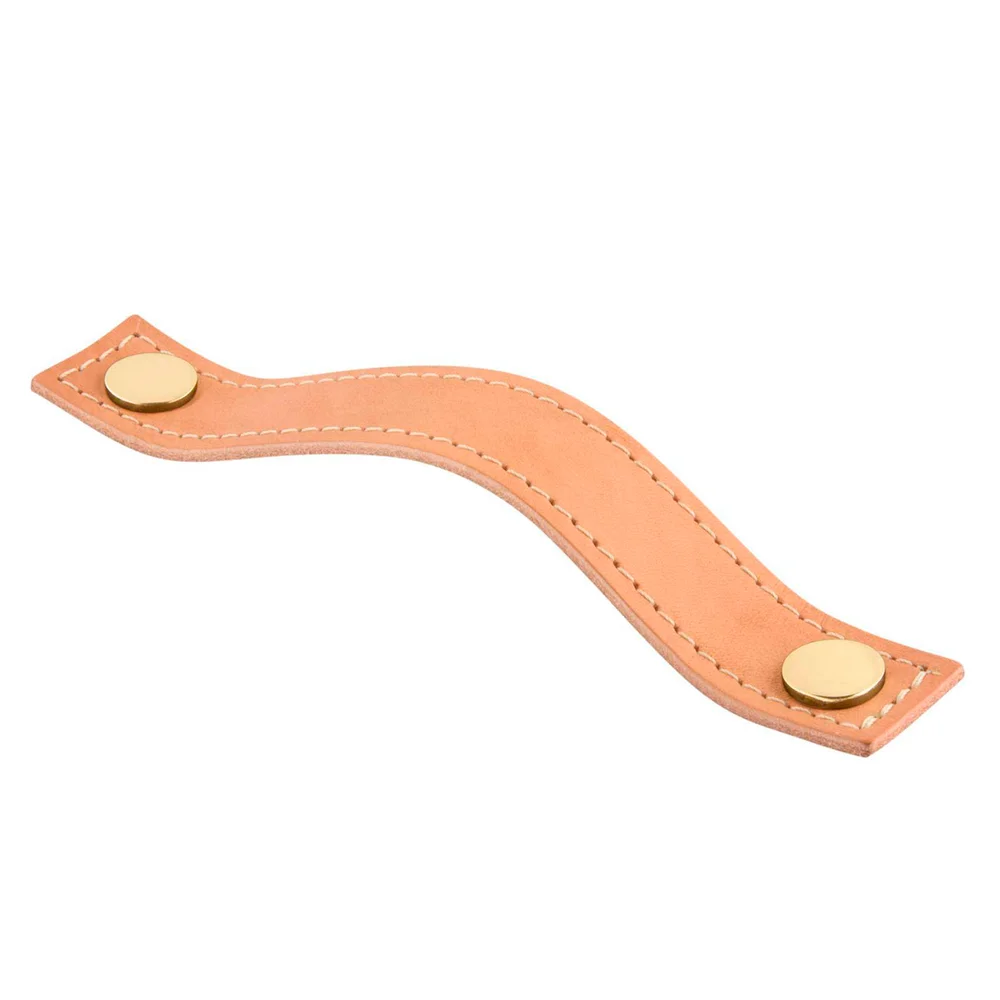THEOFILS HÅNDTAK LÆR AVIANO MESSING/NATUR 128 CC v:4864953