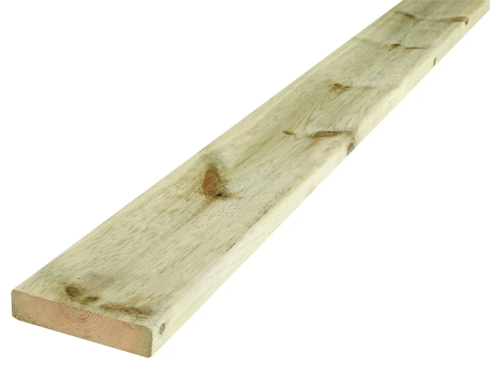 Terrassebord impregnert furu klasse 1 28x120x4800 mm v:2348478