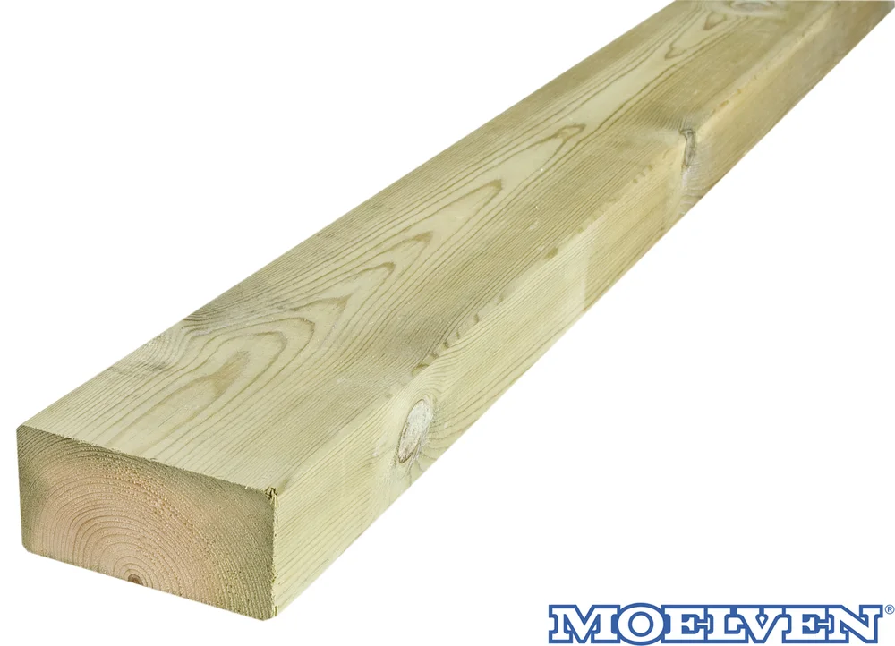 Konstruksjonsvirke C24 impregnert furu 48x98 mm v:5875842