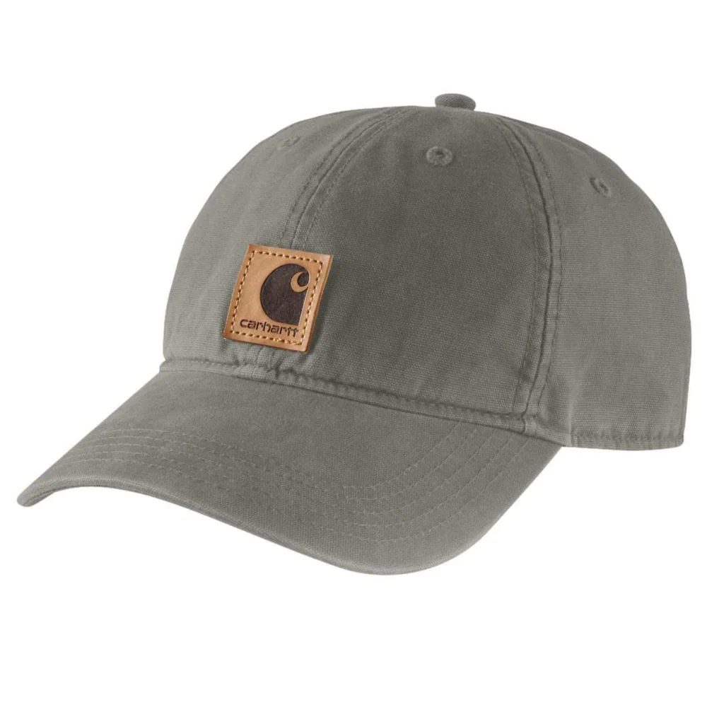 Carhartt Kaps tvättad canvas, olivgrønn v:8527120 Carhartt Kaps tvättad canvas, olivgrønn v:8527120