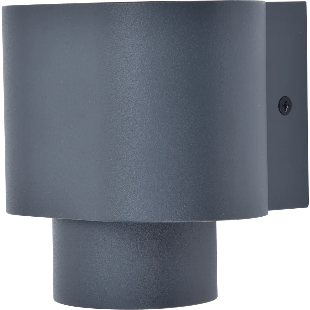LUTEC ARCHITECTURAL CYPRES VEGGLAMPE ENKEL MØRK GRÅ v:2427638 LUTEC ARCHITECTURAL CYPRES VEGGLAMPE ENKEL MØRK GRÅ v:2427638