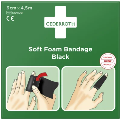PLASTER SOFT FOAM SVART 6 CMX4,5 M v:1297817