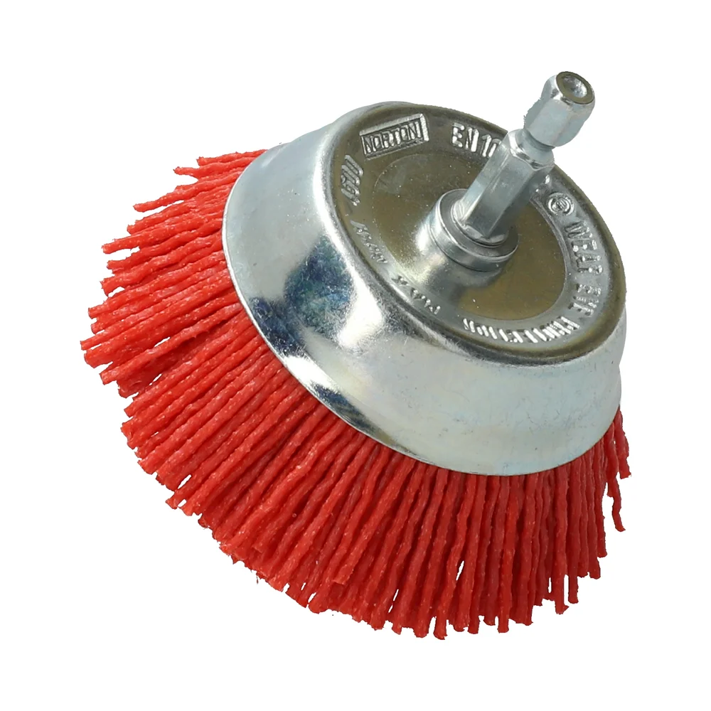Nylonbørste rød 75x40x6 mm v:4151422