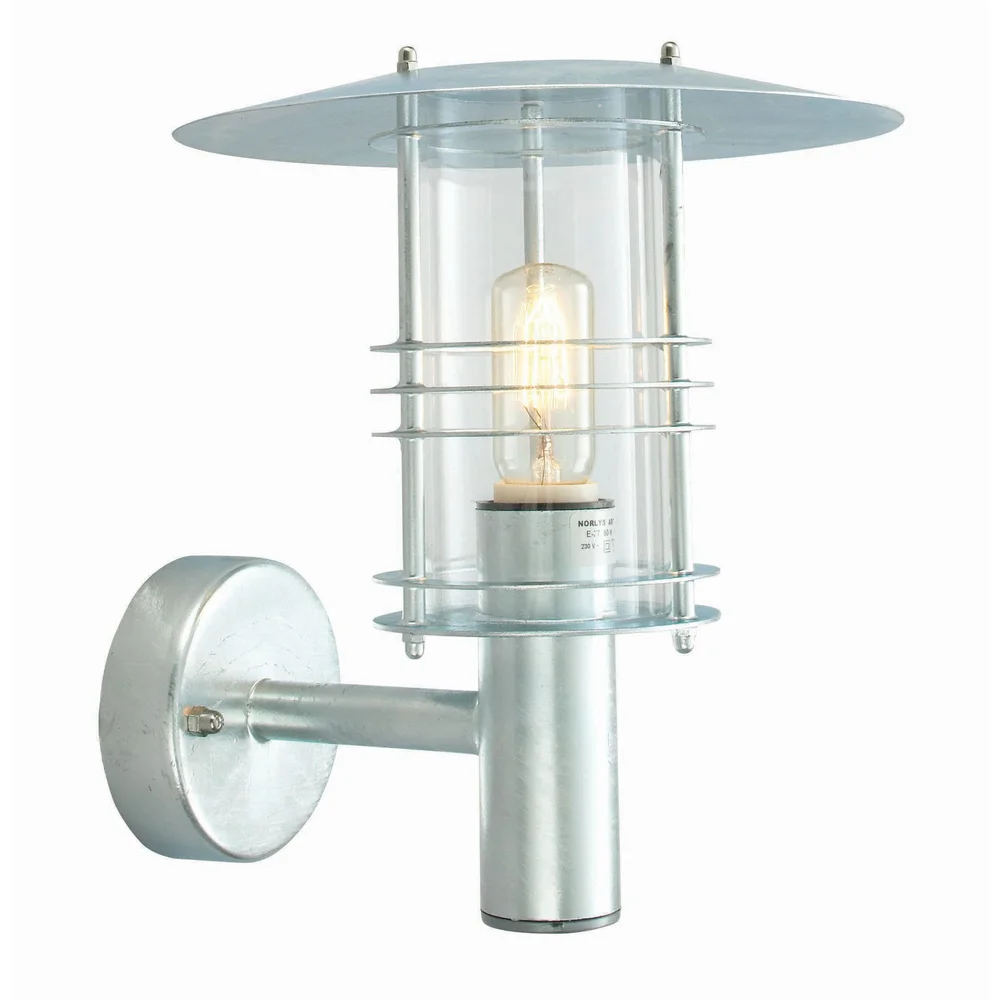 Norlys Vegglampe Stockholm, 280GA, galvanisert v:9774106