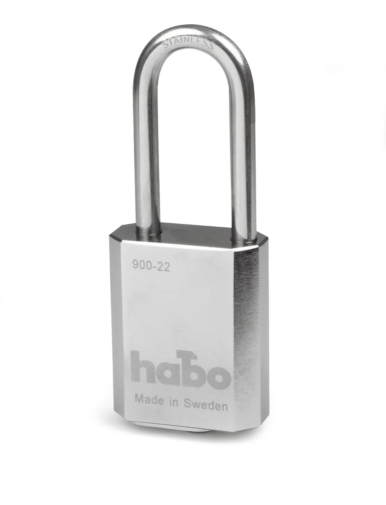 Habo hengelås 900-22 HB60 høy bøyle v:8925415
