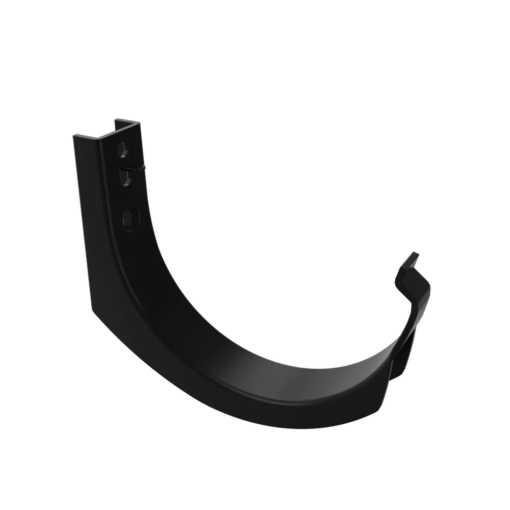Krok til takrenne 100 mm kort sort v:1096252
