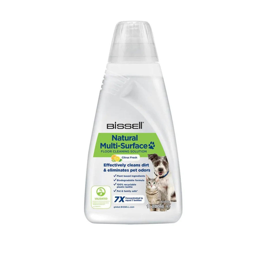 Bissell Rengjøringsmiddel 1 L, Natural Multi-Surface Kjæledyr v:7510046 Bissell Rengjøringsmiddel 1 L, Natural Multi-Surface Kjæledyr v:7510046