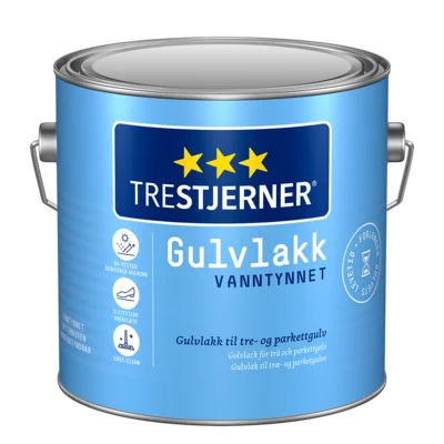 TRESTJERNER GULVLAKK SILKEMATT 3L v:3618622