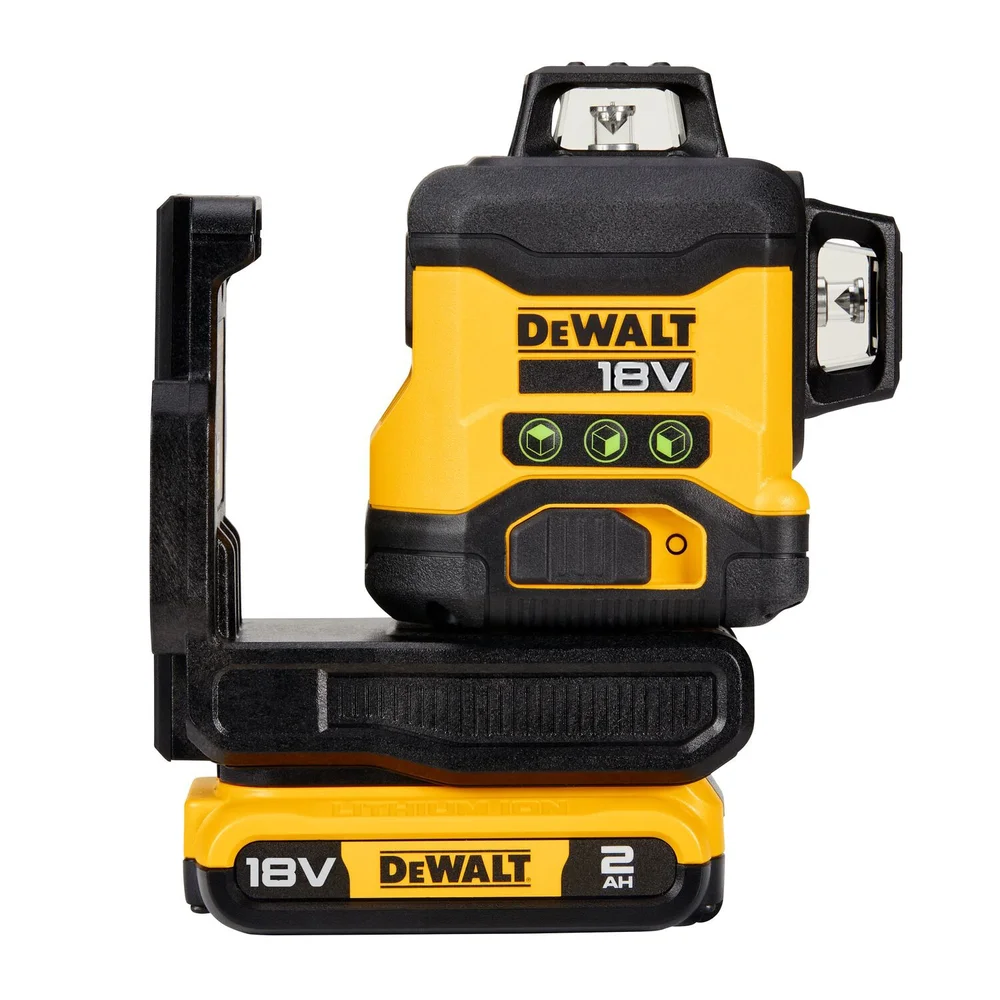 Dewalt Krysslinjelaser DCLE34031D1-QW, kompakt 18V, 3 x 360º, grønn v:6425047 Dewalt Krysslinjelaser DCLE34031D1-QW, kompakt 18V, 3 x 360º, grønn v:6425047