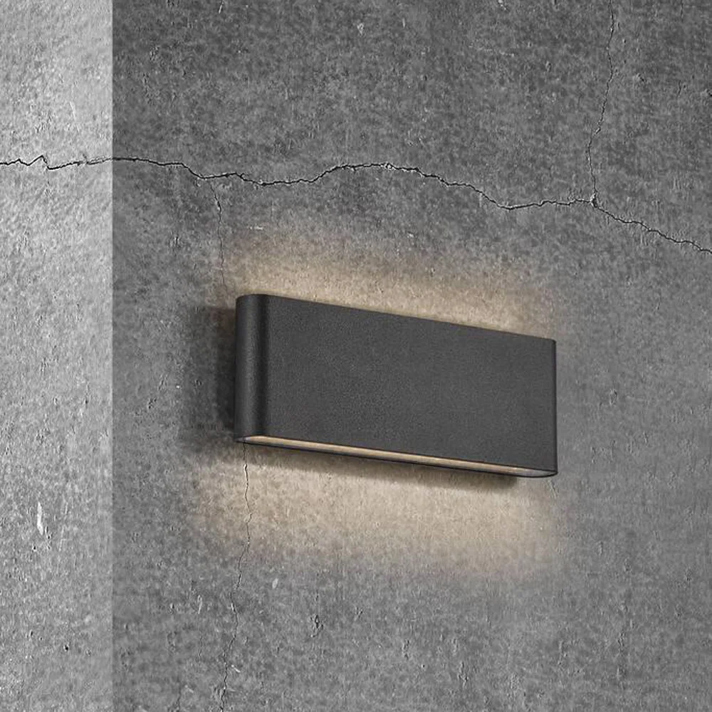 NORDLUX KINVER 26 VEGGLAMPE IP54 LED SORT v:4869527 NORDLUX KINVER 26 VEGGLAMPE IP54 LED SORT v:4869527