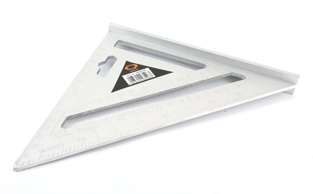 Q-Tools gradvinkel aluminium 90° 18 cm med lasergravert gradering v:2402228 Q-Tools gradvinkel aluminium 90° 18 cm med lasergravert gradering v:2402228