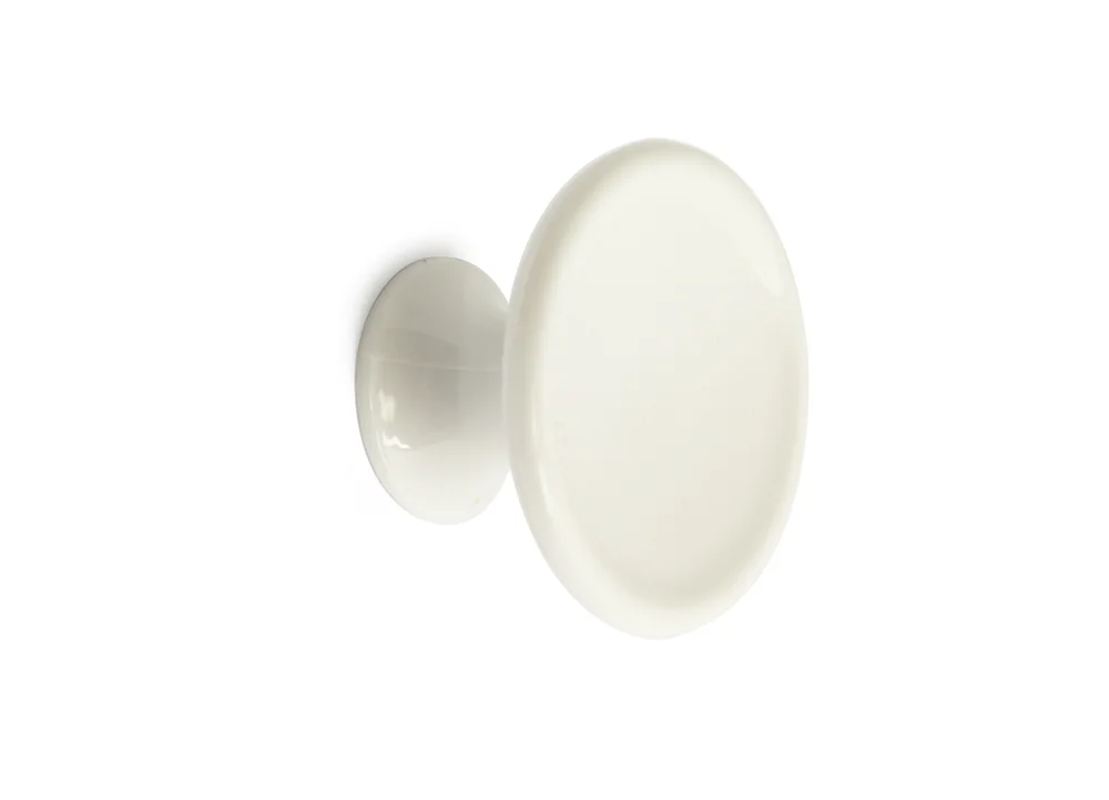 Knopp aron plast hvit sb pk 2 stk v:2747824