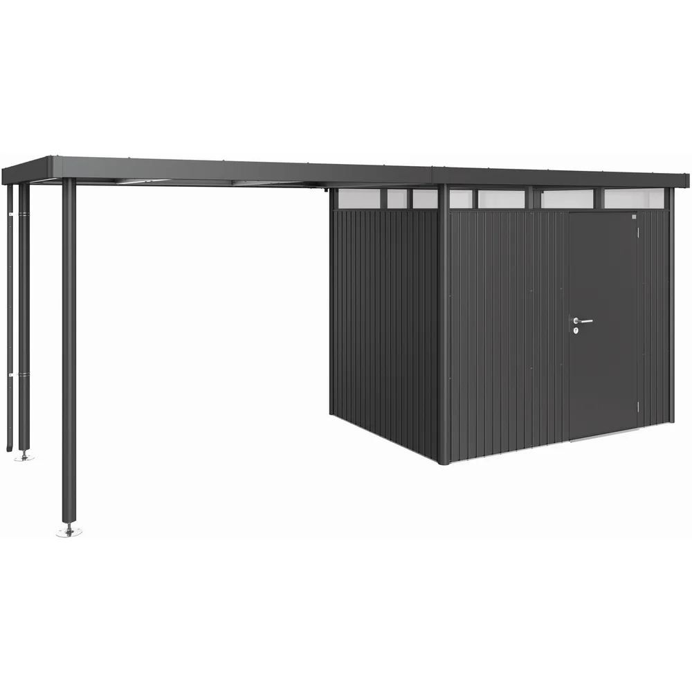 BIOHORT SIDETAK HIGHLINE H2 MØRK GRÅ METALLIC v:8254444