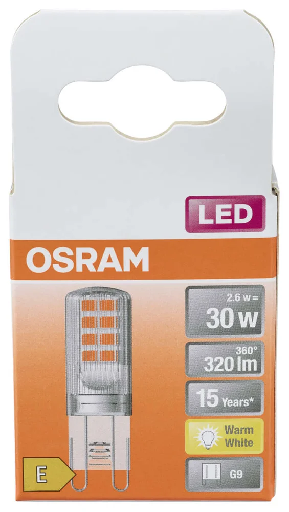 OSRAM LED PIN G9 pære v:2959678 OSRAM LED PIN G9 pære v:2959678