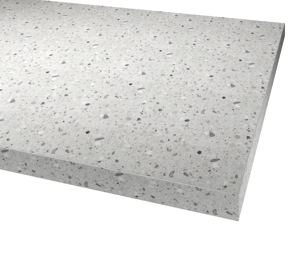 Benkeplate terrazzo grey610 rk-l v:2610152