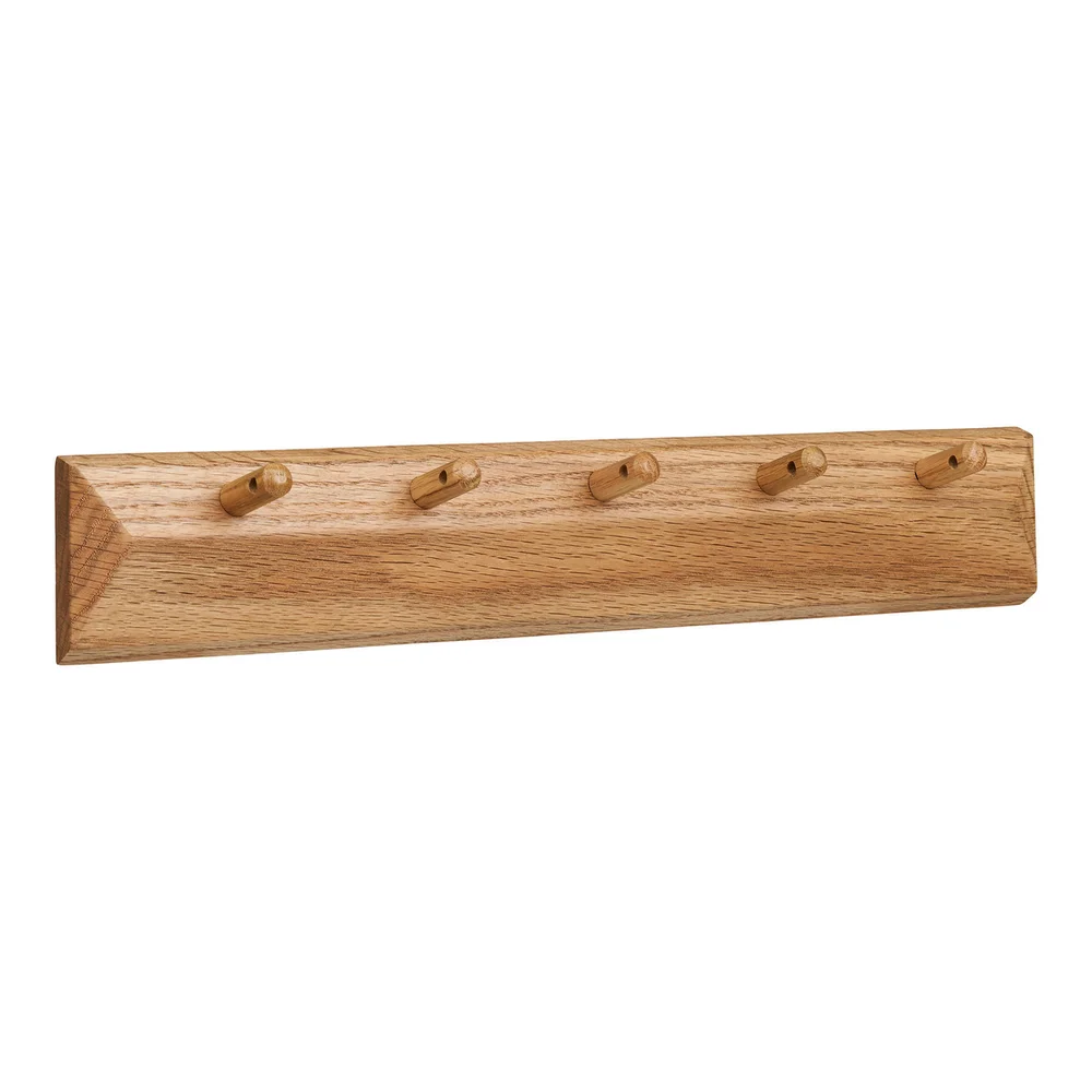 HOUSE NORDIC BARCO KNAGGREKKE 5 KROKER EIK 50X85 CM v:2761909