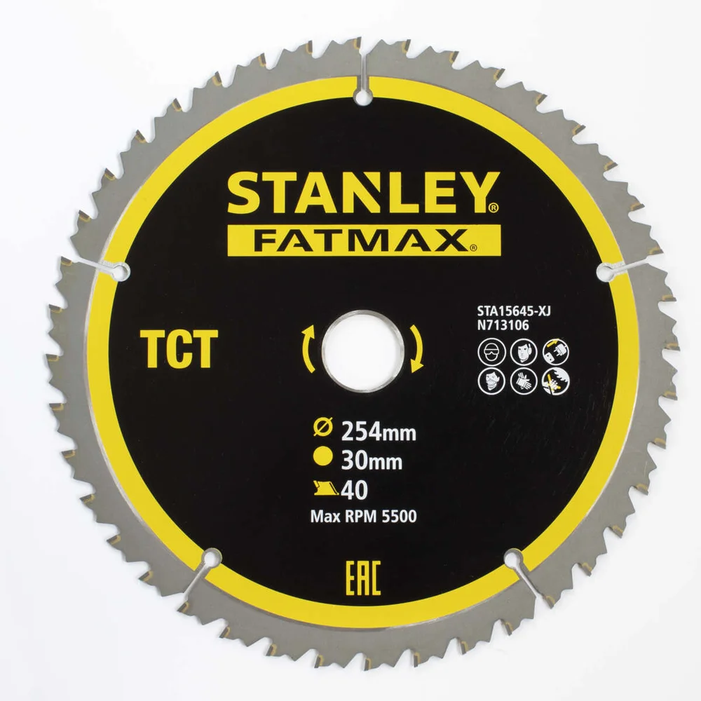 Stanley STA15645 254X30MMXT40 sirkelsagblad v:1464337