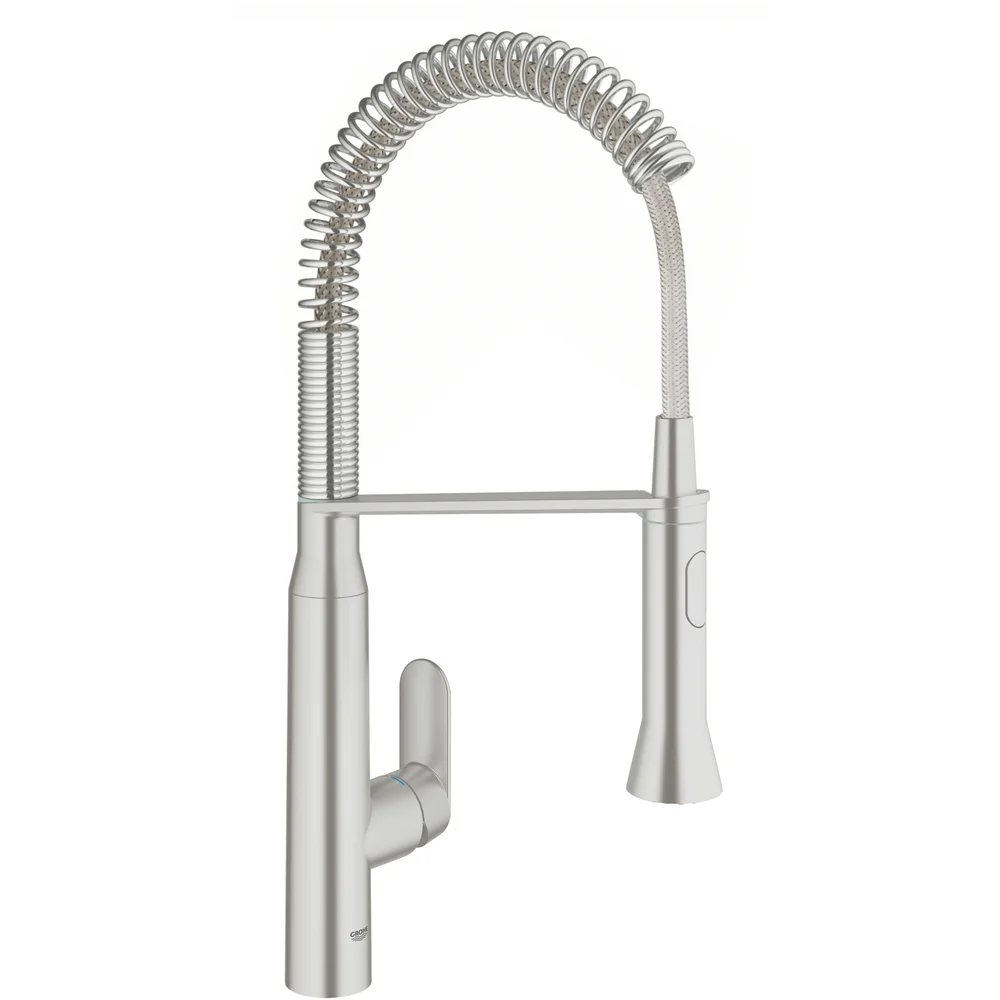 GROHE K7 KJØKKENARMATUR MEDIUM M/UTTREKKBAR TUT SUPERSTEEL v:3857627