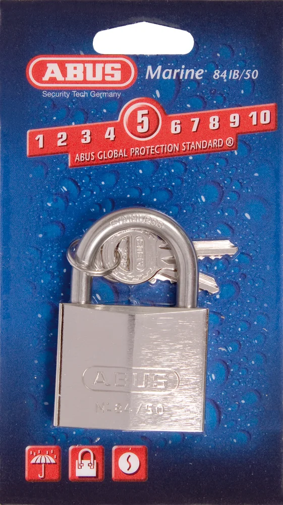 Hengelås 84ib/50 c marine abus forn.messing/bøyle rustf stål v:7518806 Hengelås 84ib/50 c marine abus forn.messing/bøyle rustf stål v:7518806