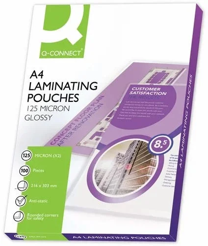 MASKE LAMINERINGSLOMME A4 125MIC v:8137448