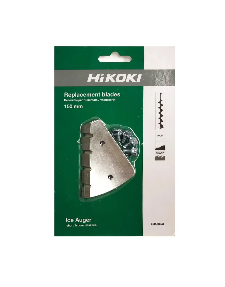HiKOKI Skjæresett for isborrspiralen, 150 mm, 2 stk v:3146495