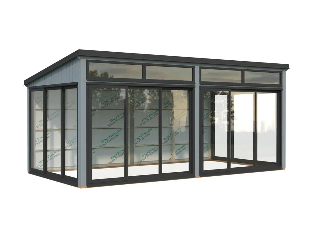 Palmako Saga Slide Plus hagestue 16.2 m2 v:9676101